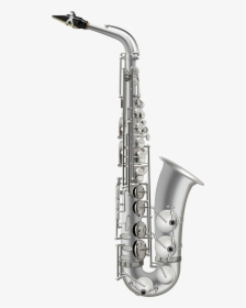 Silver Saxophone Png Clipart - Silver Sax Png, Transparent Png, Transparent PNG