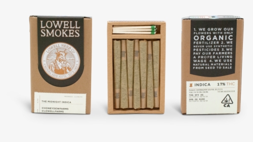Lowell Smokes Pre Rolls, HD Png Download, Transparent PNG