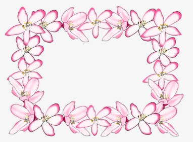 Transparent Cherry Blossom Png - Frame Flower Cherry Blossom Png, Png Download, Transparent PNG
