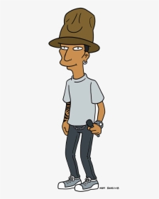 Pharrell Williams En Los Simpsons, HD Png Download, Transparent PNG