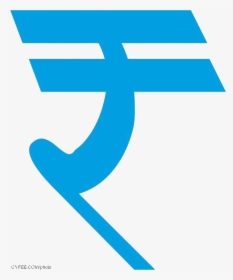 Rupee Symbol Png File - Rupee Icon In Blue, Transparent Png, Transparent PNG