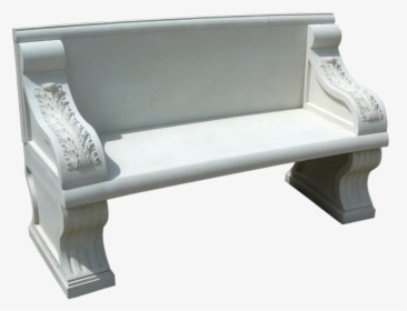 Cast Stone Bench Bn - Transparent Stone Bench Png, Png Download, Transparent PNG