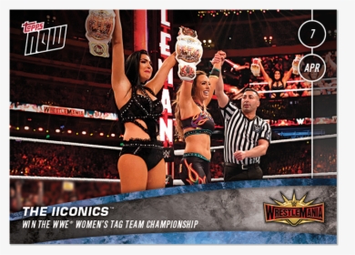 The Iiconics™ Win The Women’s Tag Team Championship - Wwe The Iiconics Wrestlemania 35, HD Png Download, Transparent PNG