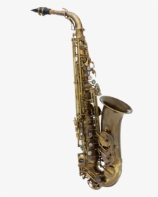 Transparent Saxophone Player Png - Antique Finish Sax, Png Download, Transparent PNG