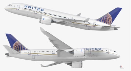 United Airlines Plane Clipart, HD Png Download, Transparent PNG