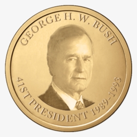 41 George H W Bush-copy - Dollar With George Bush, HD Png Download, Transparent PNG
