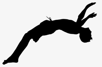 People Swimming Silhouette Png, Transparent Png, Transparent PNG
