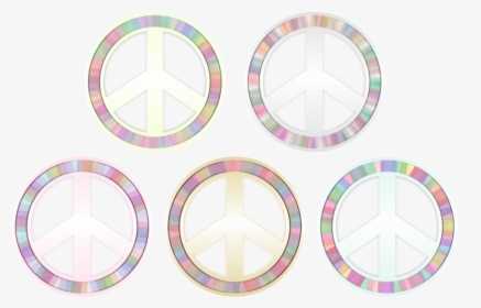 Peace Symbol Pastels Svg Clip Arts - Peace Symbols, HD Png Download, Transparent PNG
