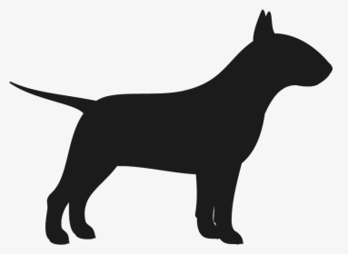 Transparent Bull Terrier Png - English Bull Terrier Silhouette, Png Download, Transparent PNG