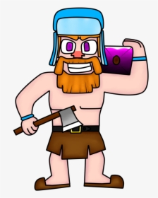 Vector Transparent Download Of Clash Royale By Junior - Lumberjack From Clash Royale, HD Png Download, Transparent PNG