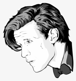 Eleventh Doctor Doctor Who Matt Smith Drawing - Matt Smith Doctor Who Drawing, HD Png Download, Transparent PNG