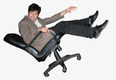 Png Falling Out Of Chair, Transparent Png, Transparent PNG