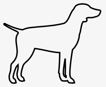 Dog Outline Png, Transparent Png, Transparent PNG