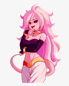 Android 21 Png - Android 21 Fanart Cute, Transparent Png, Transparent PNG