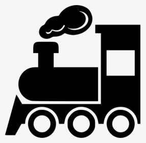 Train Rail Transport Steam Locomotive Clip Art - Steam Train Icon Png, Transparent Png, Transparent PNG