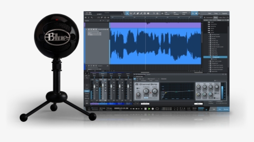 01 Blue Snowballstudio - Blue Microphone Snowball Studio, HD Png Download, Transparent PNG