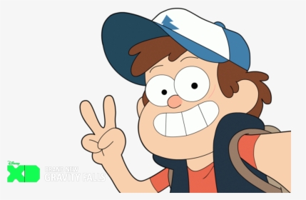 Brand New Gravity Falls Dipper Pines Mabel Pines Cartoon - Gravity Falls Dipper Selfie, HD Png Download, Transparent PNG