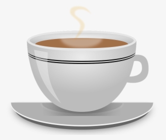Cup, Teacup, Tea, Hot, Porcelain, Steam, Drink, Coffee - Coffee Cup Drawing, HD Png Download, Transparent PNG