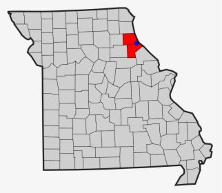Blank Missouri Map With Counties, HD Png Download, Transparent PNG