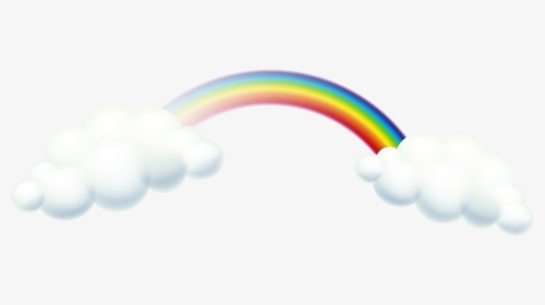 Rainbow And Clouds Png Clip Art Image - Png Clipart Clouds Png, Transparent Png, Transparent PNG