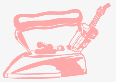 Steam Iron, Retro, Ironing, Old, Vintage, Household - Iron Clip Art, HD Png Download, Transparent PNG