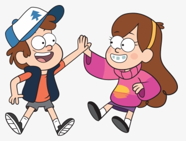 Beautiful High Five Clipart Free 16576 Clipartio Kids - Mabel And Dipper High Five, HD Png Download, Transparent PNG