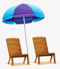 Pool Chair Top View Png - Beach Umbrella And Chair Png, Transparent Png, Transparent PNG