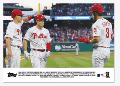 Mlb Topps Now® Card - Scott Kingery Bryce Harper, HD Png Download, Transparent PNG