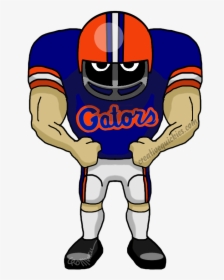 Gator Football Clipart 6 By Leslie - Cartoon Eagles Football Player, HD Png Download, Transparent PNG