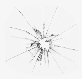 Wall Crack Png Image Background - Bullet Hole In Glass Png, Transparent Png, Transparent PNG