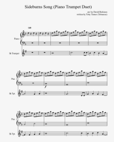 Side Burns Song Sheet Music Piano, HD Png Download, Transparent PNG