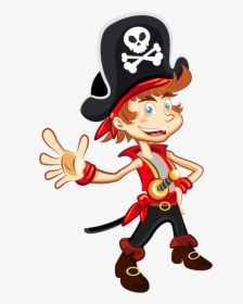 Clip Art Cartoon Pirates - Пират Рисунок, HD Png Download, Transparent PNG