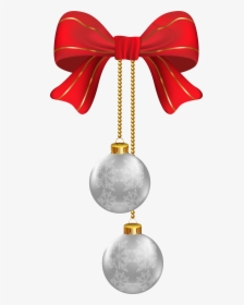 Hanging Christmas Silver Ornaments - Christmas Ornaments Png Transparent Background, Png Download, Transparent PNG