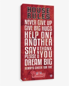 Philadelphia Phillies House Rules - Book Cover, HD Png Download, Transparent PNG