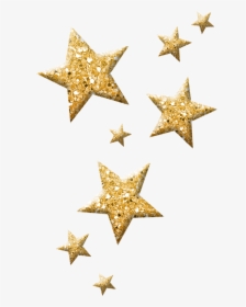 Star Sparkle Png - Transparent Background Gold Stars Png, Png Download, Transparent PNG