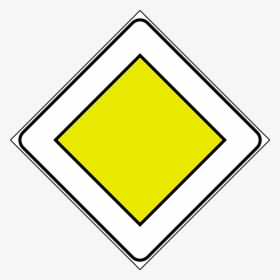Priority Route Sign In Germany, HD Png Download, Transparent PNG