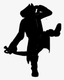 Cartoon Pirate Monkey Png Transparent Images - Standing Arms Straight Out Silhouette, Png Download, Transparent PNG
