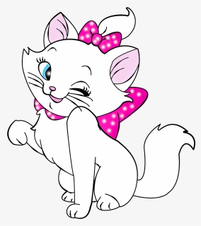 White Cat From Cartoon, HD Png Download, Transparent PNG