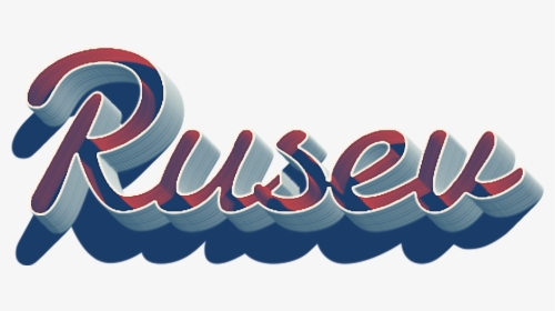 Rusev 3d Letter Png Name - Graphic Design, Transparent Png, Transparent PNG