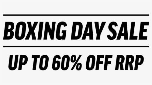 Boxing Day Sale Up To 60% Off Rrp - Black-and-white, HD Png Download, Transparent PNG