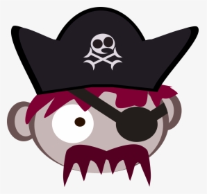 Roll Pirate Captain Clip Arts - Topi Bajak Laut Vektor, HD Png Download, Transparent PNG