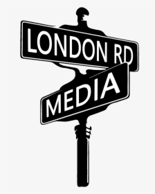 London Road Sign Png , Transparent Cartoons - Black Street Sign Png, Png Download, Transparent PNG