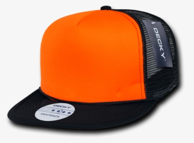 Wholesale Blank Flat Bill Neon Trucker Foam Mesh Hats - Trucker Hat, HD Png Download, Transparent PNG