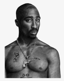 Tupac White Background, HD Png Download, Transparent PNG