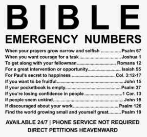 Black Bible Emergency Numbers Mug V2 ✞60% Off Today✞ - Bible Emergency Number, HD Png Download, Transparent PNG