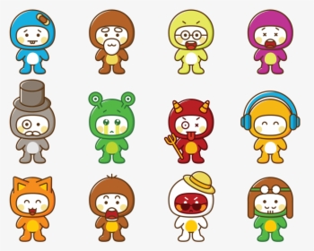 Cartoon Characters Png - Cute Characters, Transparent Png, Transparent PNG