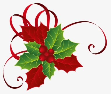 #ftestickers #christmas #decoration #ribbon #poinsettia - Christmas Flower Clip Art, HD Png Download, Transparent PNG
