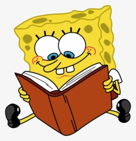 Cartoon Characters Spongebob Reading Book Png - Cartoon Png, Transparent  Png , Transparent Png Image - PNGitem