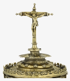 16th Century Spanish Silver Gilt Monstrance - Medieval Silver Gold Gilt Crucifix 16th Century Ad, HD Png Download, Transparent PNG