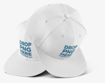 Two Snapbacks On A Transparent Background - Baseball Cap, HD Png Download, Transparent PNG